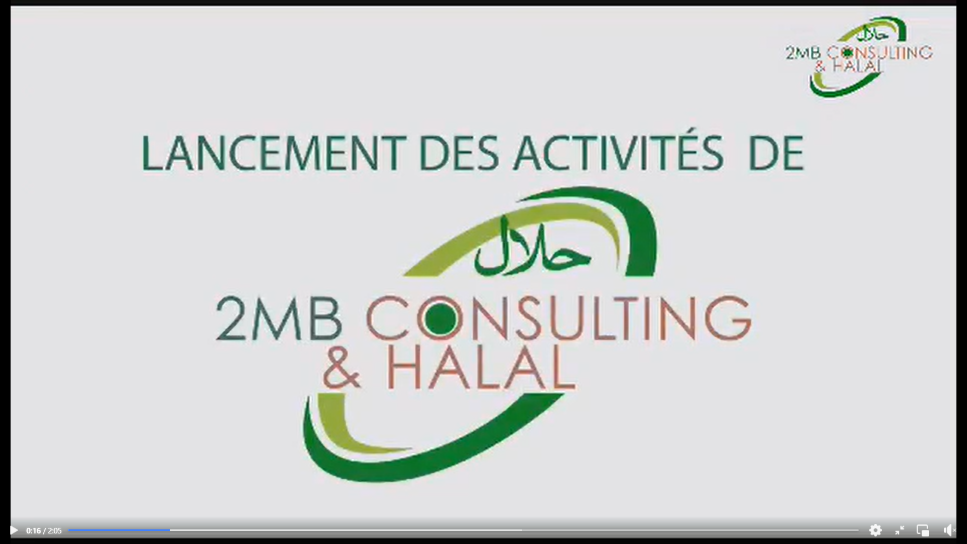 Le lancement officiel des activités de 2MB CONSULTING & HALAL